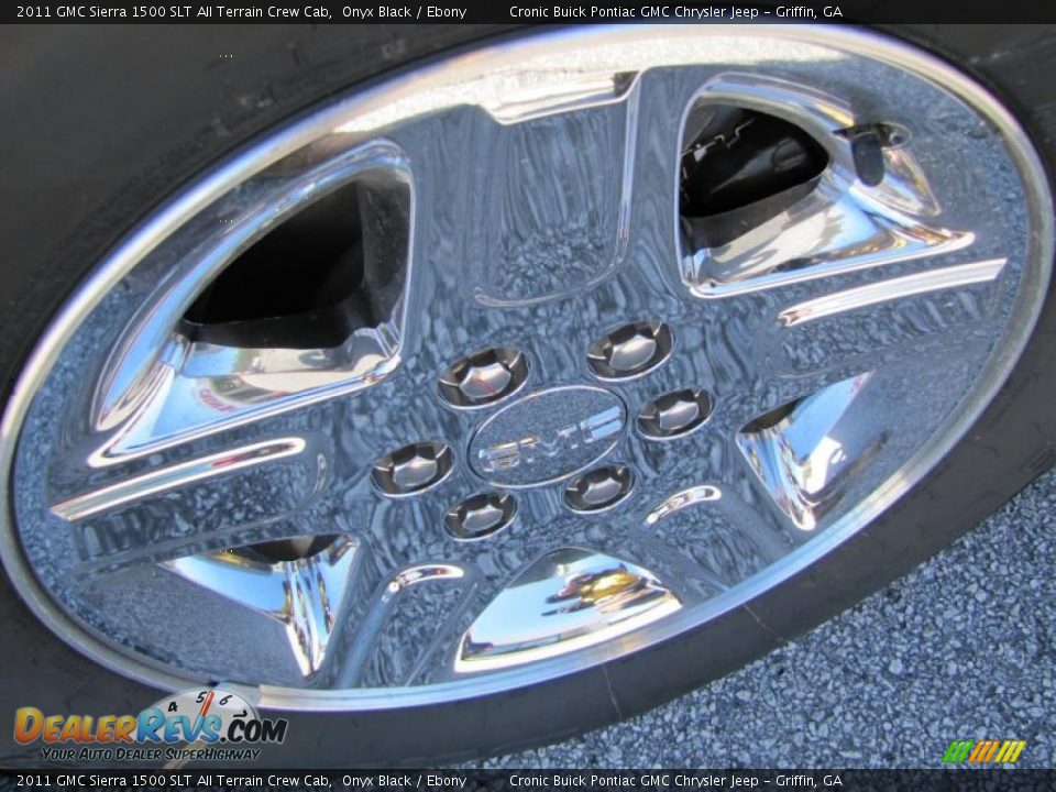 2011 GMC Sierra 1500 SLT All Terrain Crew Cab Onyx Black / Ebony Photo #9