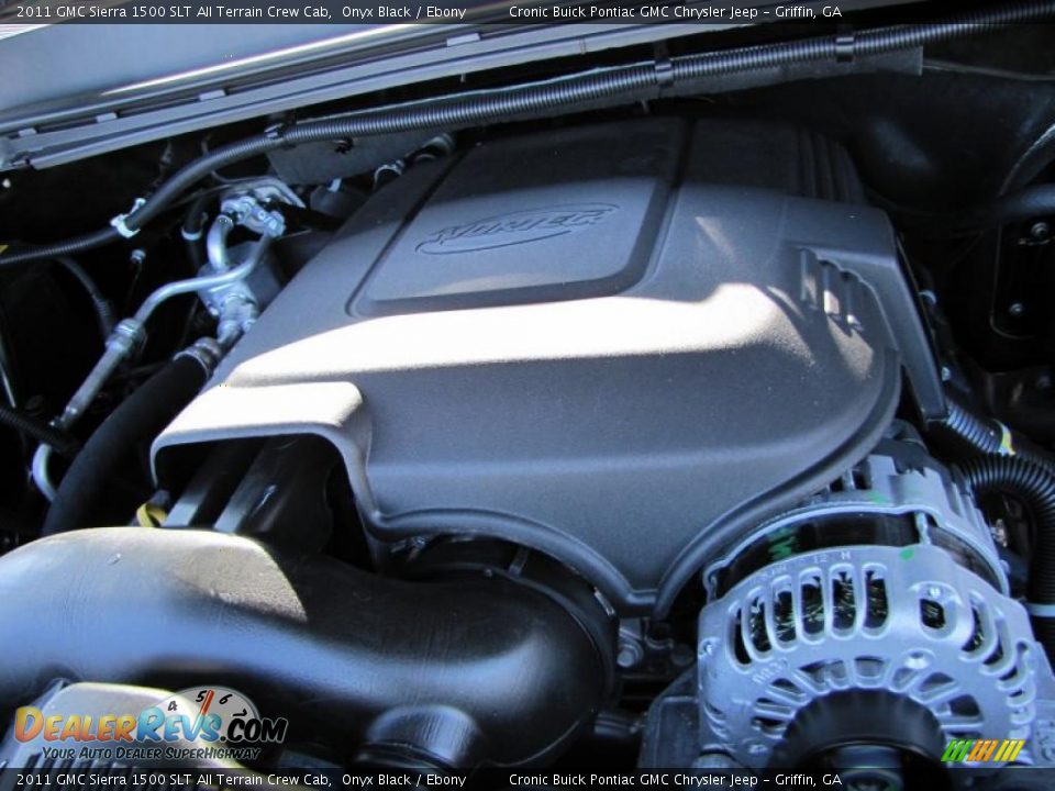 2011 GMC Sierra 1500 SLT All Terrain Crew Cab Onyx Black / Ebony Photo #10