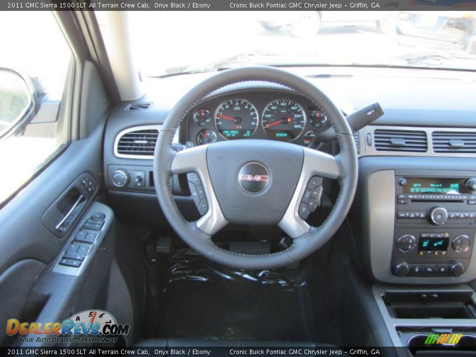 2011 GMC Sierra 1500 SLT All Terrain Crew Cab Onyx Black / Ebony Photo #18