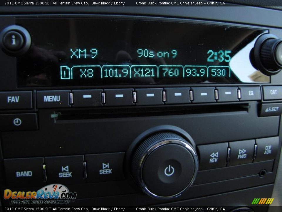 2011 GMC Sierra 1500 SLT All Terrain Crew Cab Onyx Black / Ebony Photo #21