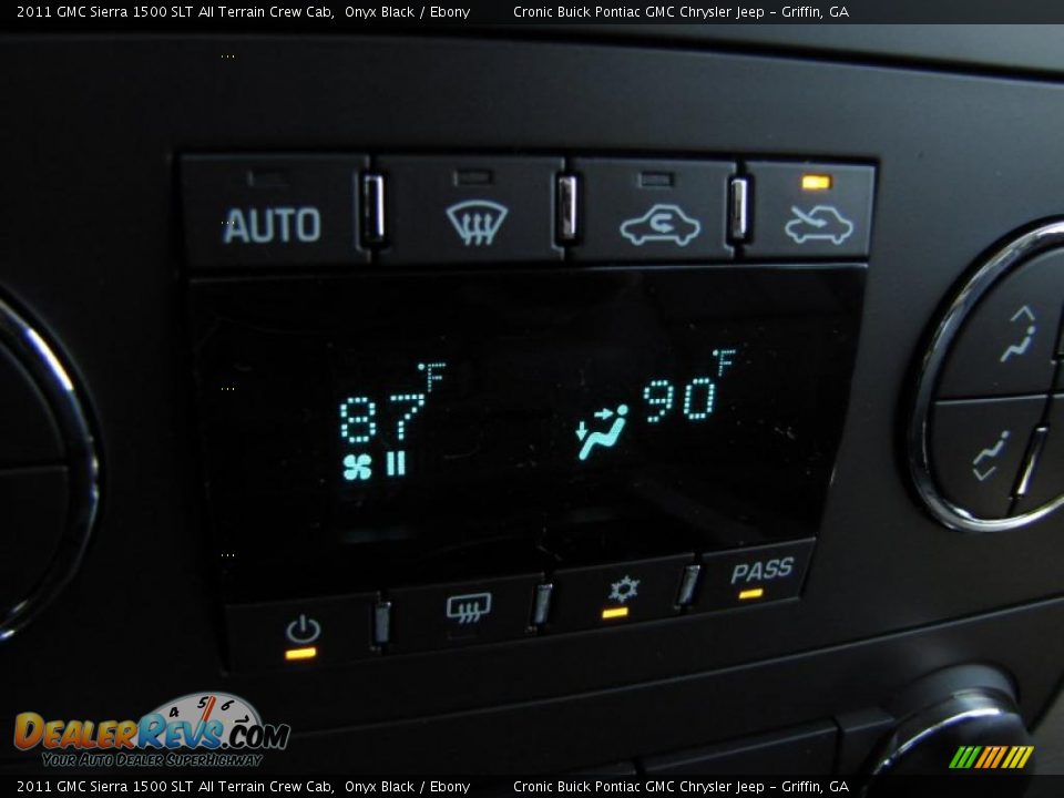 2011 GMC Sierra 1500 SLT All Terrain Crew Cab Onyx Black / Ebony Photo #22