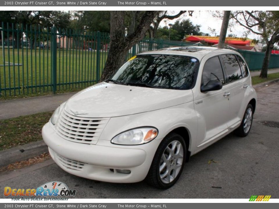 2003 Chrysler PT Cruiser GT Stone White / Dark Slate Gray Photo #1