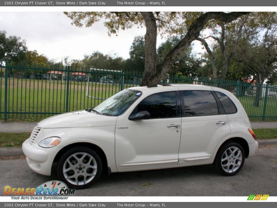 2003 Chrysler PT Cruiser GT Stone White / Dark Slate Gray Photo #2