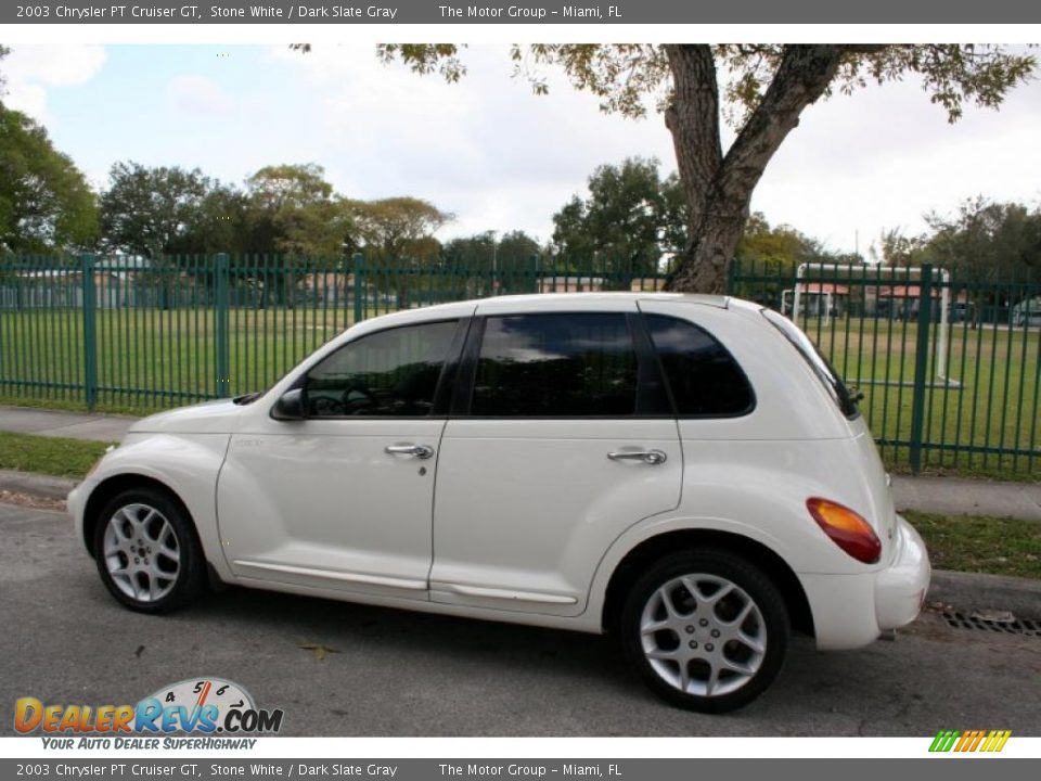 2003 Chrysler PT Cruiser GT Stone White / Dark Slate Gray Photo #4