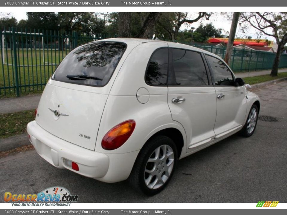 2003 Chrysler PT Cruiser GT Stone White / Dark Slate Gray Photo #8