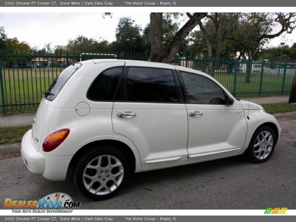 2003 Chrysler PT Cruiser GT Stone White / Dark Slate Gray Photo #9