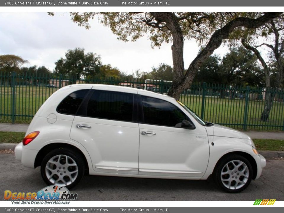 2003 Chrysler PT Cruiser GT Stone White / Dark Slate Gray Photo #10