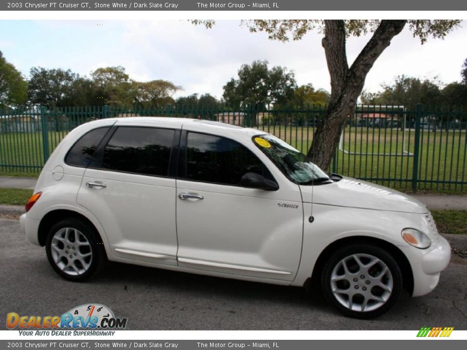 2003 Chrysler PT Cruiser GT Stone White / Dark Slate Gray Photo #11