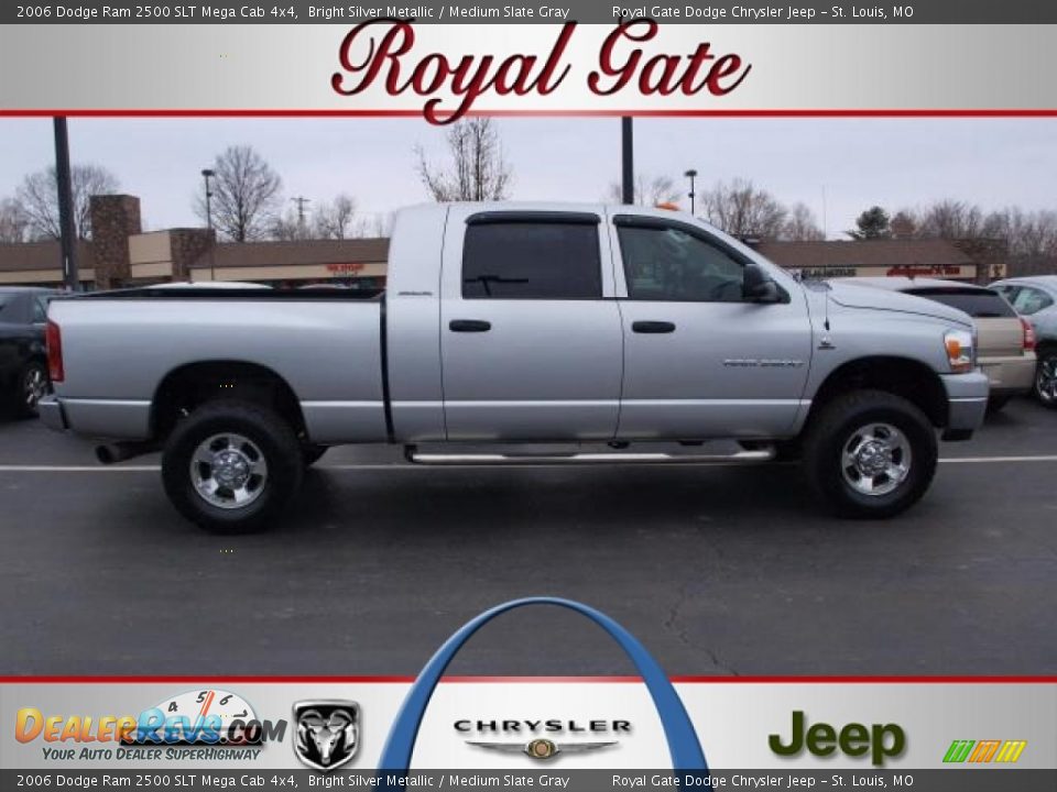 2006 Dodge Ram 2500 SLT Mega Cab 4x4 Bright Silver Metallic / Medium Slate Gray Photo #1