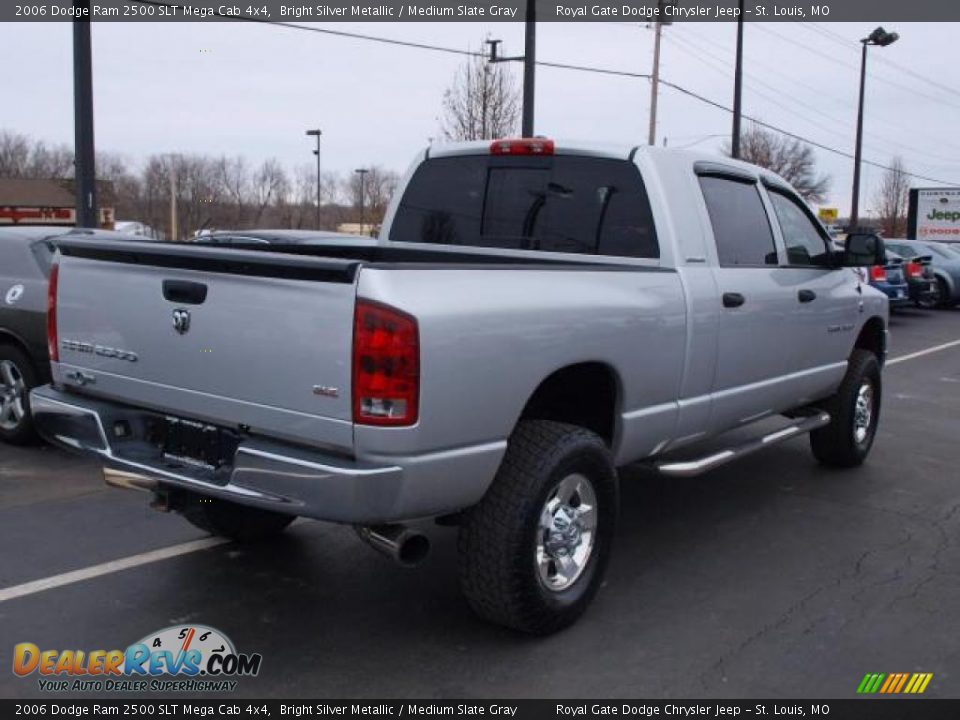 Bright Silver Metallic 2006 Dodge Ram 2500 SLT Mega Cab 4x4 Photo #3