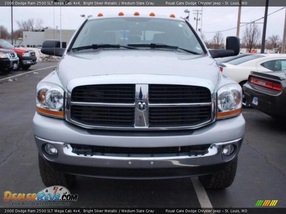 2006 Dodge Ram 2500 SLT Mega Cab 4x4 Bright Silver Metallic / Medium Slate Gray Photo #8