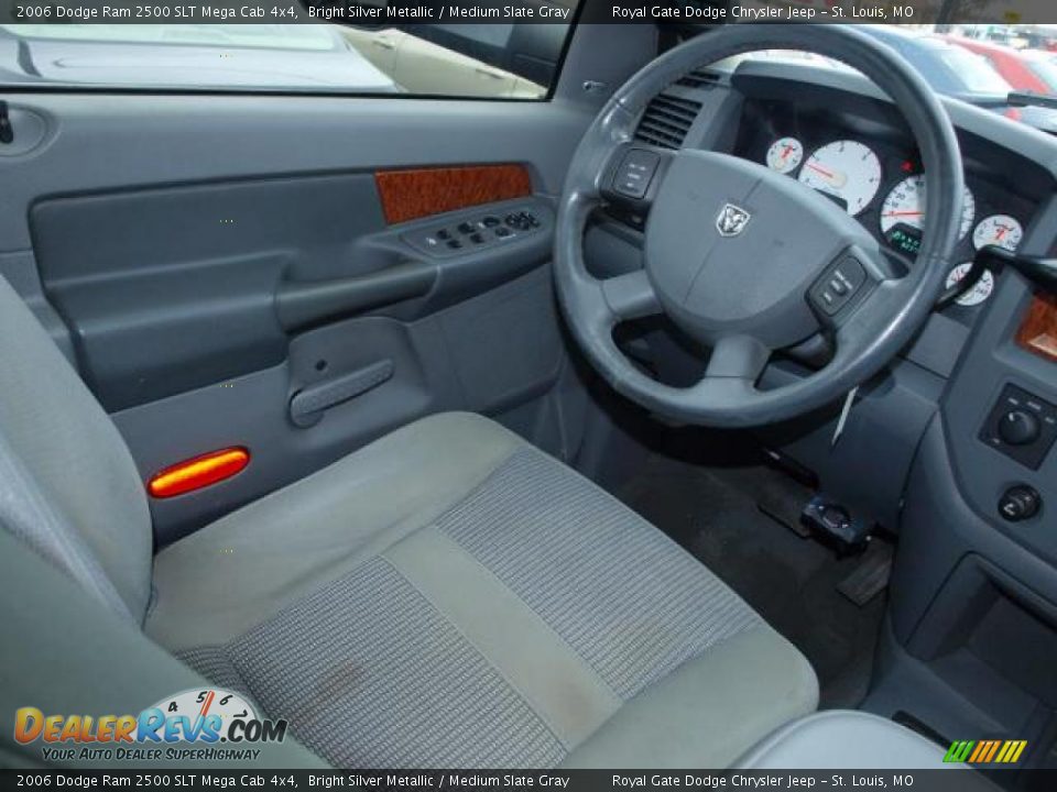 2006 Dodge Ram 2500 SLT Mega Cab 4x4 Bright Silver Metallic / Medium Slate Gray Photo #11