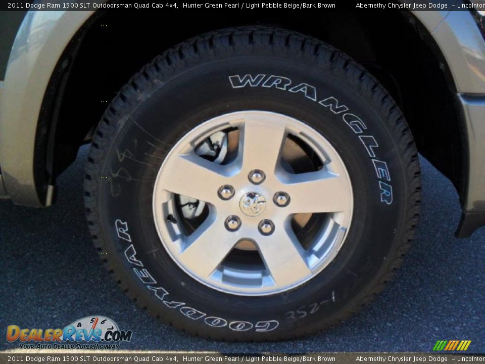 2011 Dodge Ram 1500 SLT Outdoorsman Quad Cab 4x4 Wheel Photo #23