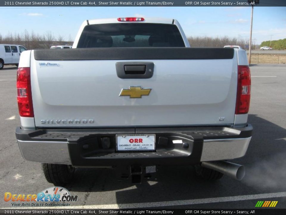 2011 Chevrolet Silverado 2500HD LT Crew Cab 4x4 Sheer Silver Metallic / Light Titanium/Ebony Photo #6