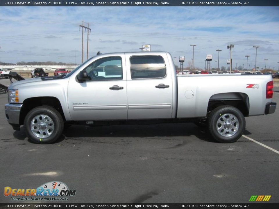 2011 Chevrolet Silverado 2500HD LT Crew Cab 4x4 Sheer Silver Metallic / Light Titanium/Ebony Photo #8