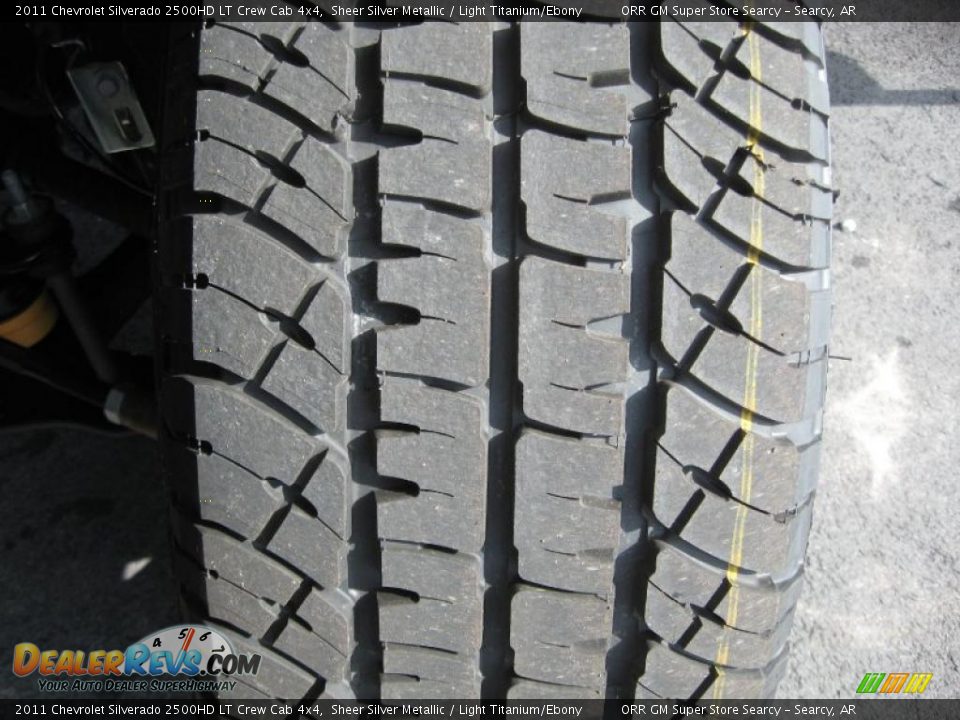 2011 Chevrolet Silverado 2500HD LT Crew Cab 4x4 Sheer Silver Metallic / Light Titanium/Ebony Photo #17