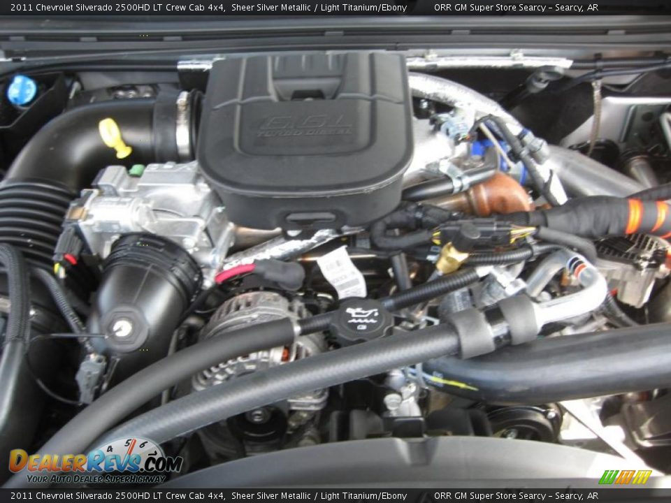 2011 Chevrolet Silverado 2500HD LT Crew Cab 4x4 6.6 Liter OHV 32-Valve Duramax Turbo-Diesel V8 Engine Photo #18