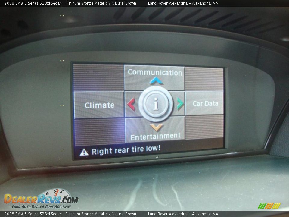 2008 BMW 5 Series 528xi Sedan Platinum Bronze Metallic / Natural Brown Photo #12