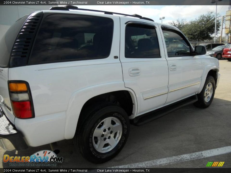 2004 Chevrolet Tahoe LT 4x4 Summit White / Tan/Neutral Photo #7