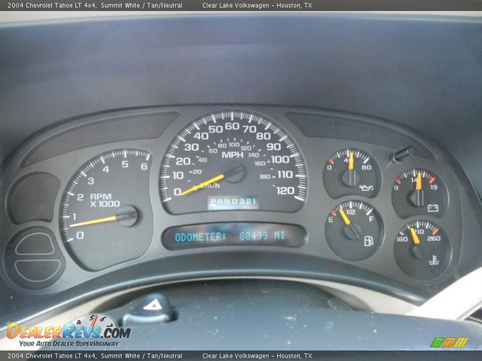 2004 Chevrolet Tahoe LT 4x4 Gauges Photo #26