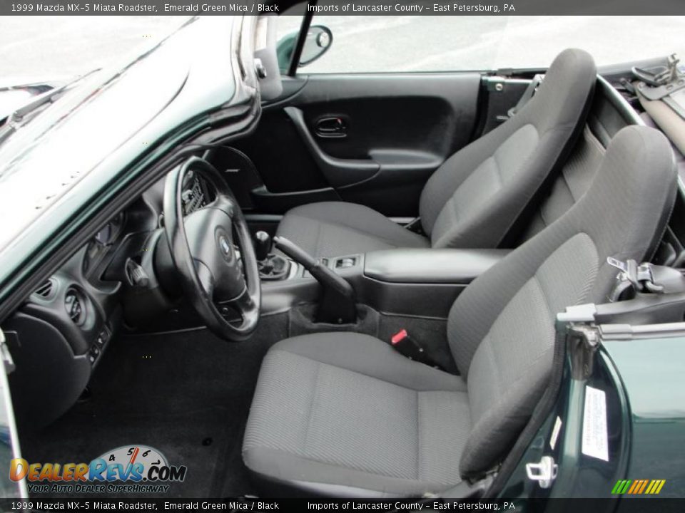 Black Interior 1999 Mazda Mx 5 Miata Roadster Photo 10