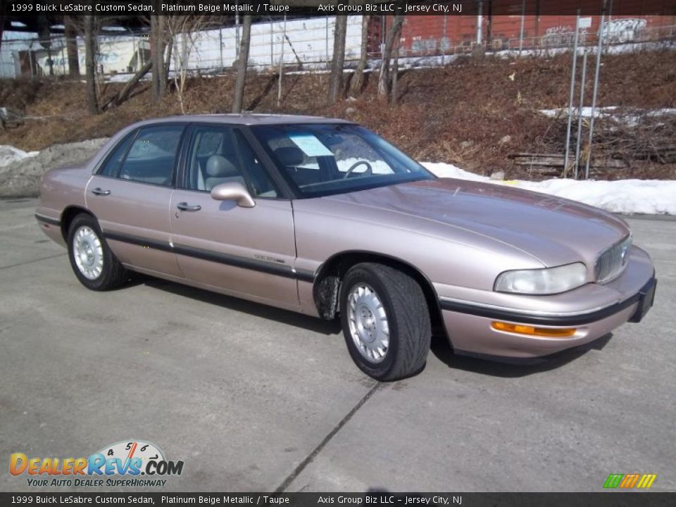 1999 Buick LeSabre Custom Sedan Platinum Beige Metallic / Taupe Photo #3