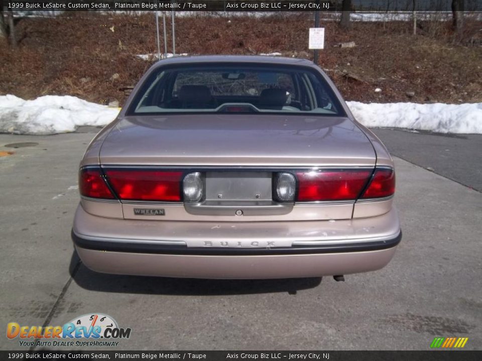 1999 Buick LeSabre Custom Sedan Platinum Beige Metallic / Taupe Photo #4