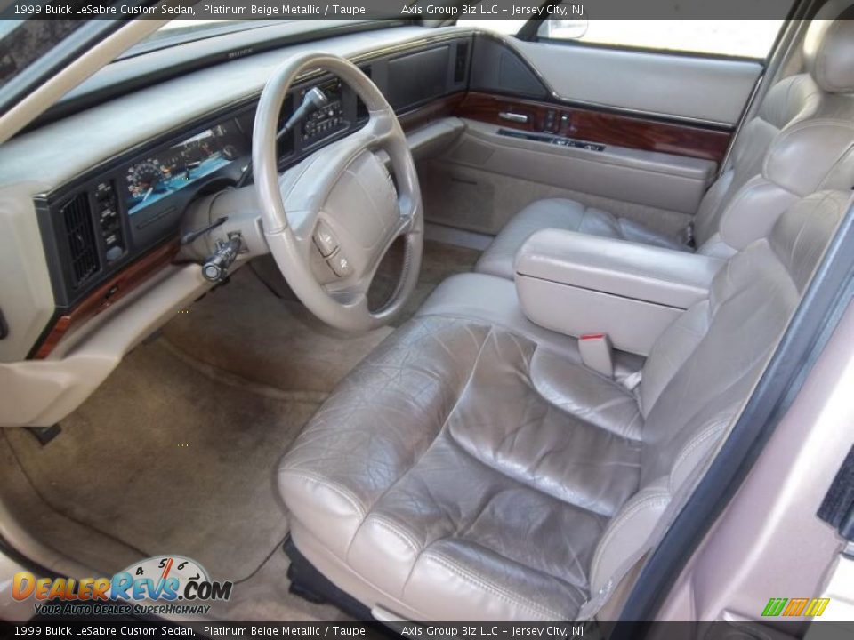 Taupe Interior - 1999 Buick LeSabre Custom Sedan Photo #7