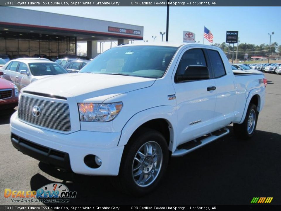 Front 3/4 View of 2011 Toyota Tundra TSS Double Cab Photo #1