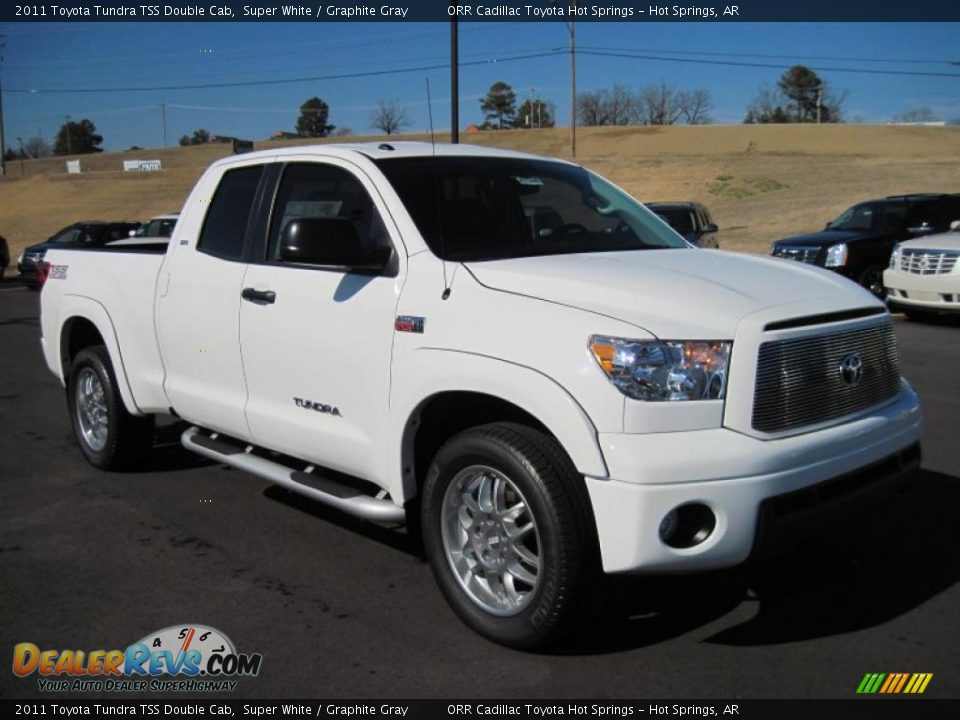 Front 3/4 View of 2011 Toyota Tundra TSS Double Cab Photo #7