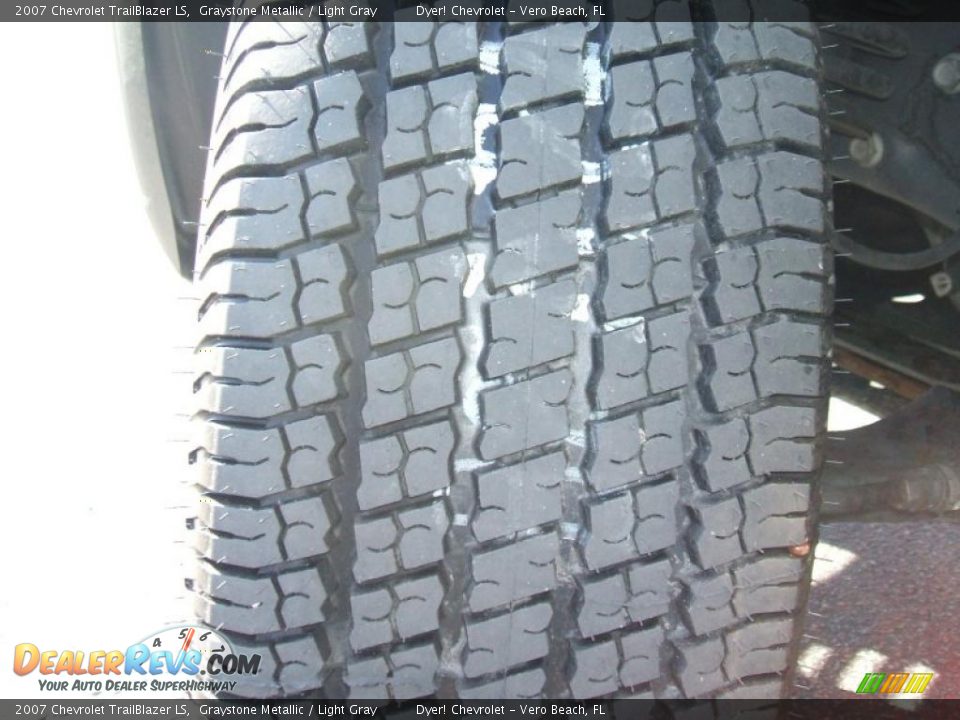 2007 Chevrolet TrailBlazer LS Graystone Metallic / Light Gray Photo #6