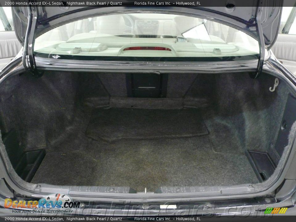 2000 Honda Accord EX-L Sedan Nighthawk Black Pearl / Quartz Photo #10