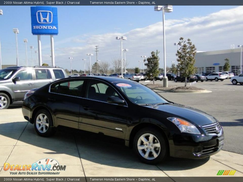 2009 Nissan altima hybrid black #4