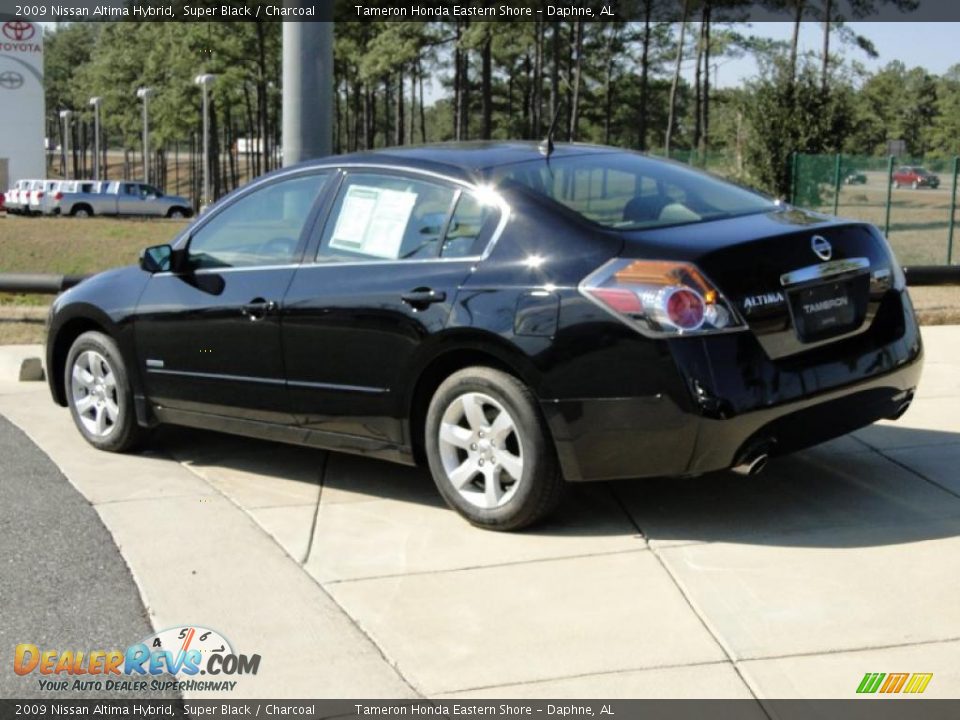 2009 Nissan altima hybrid black #3