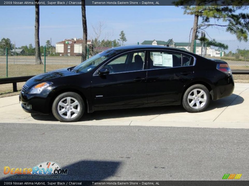 2009 Nissan altima hybrid black #9