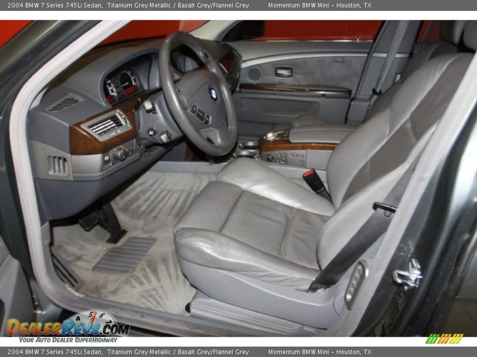 Basalt Grey Flannel Grey Interior 2004 Bmw 7 Series 745li