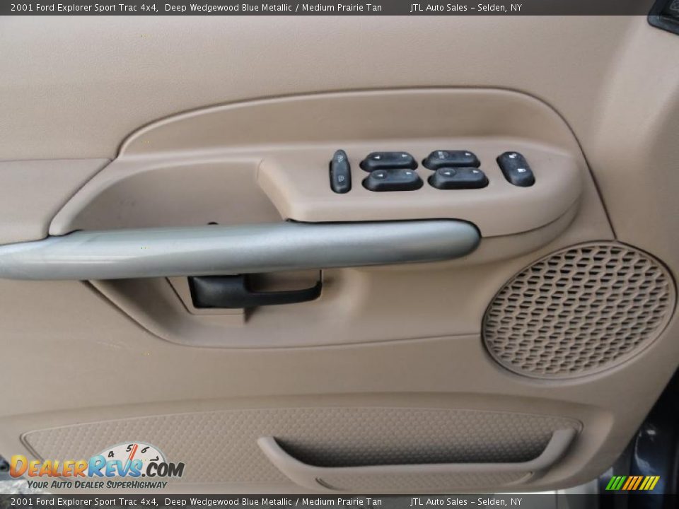 2001 Ford Explorer Sport Trac 4x4 Deep Wedgewood Blue Metallic / Medium Prairie Tan Photo #10