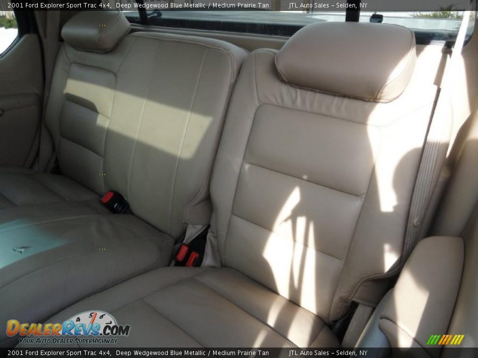 2001 Ford Explorer Sport Trac 4x4 Deep Wedgewood Blue Metallic / Medium Prairie Tan Photo #16