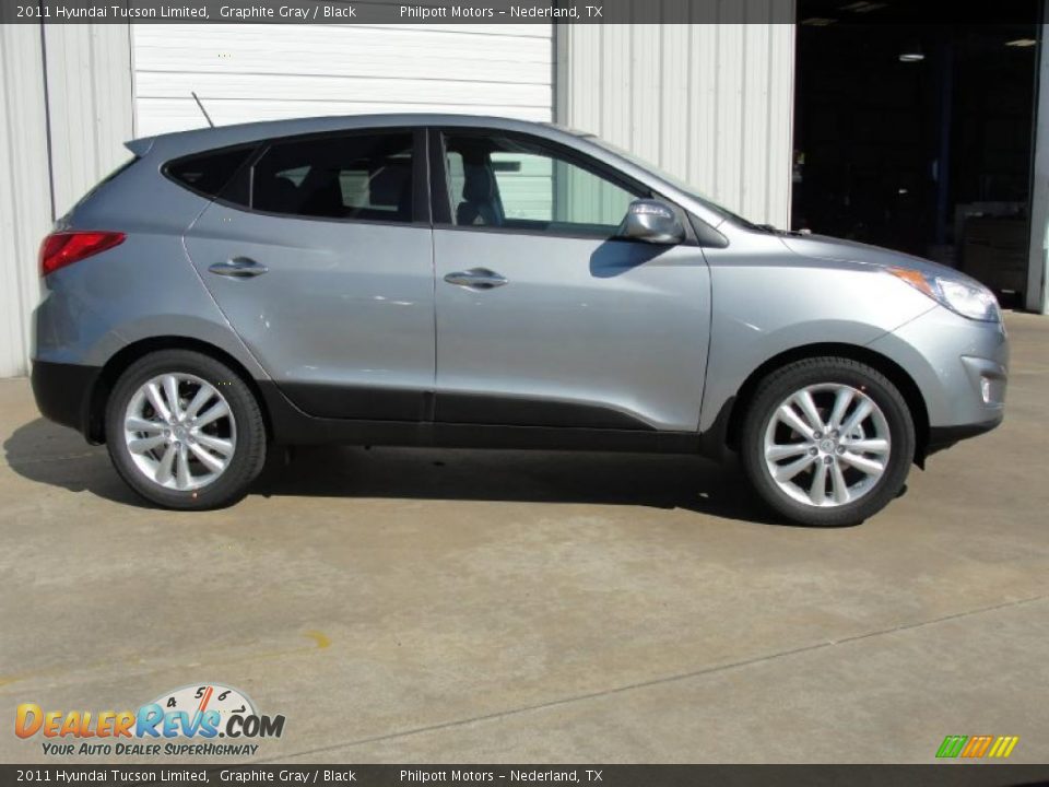 Graphite Gray 2011 Hyundai Tucson Limited Photo #2