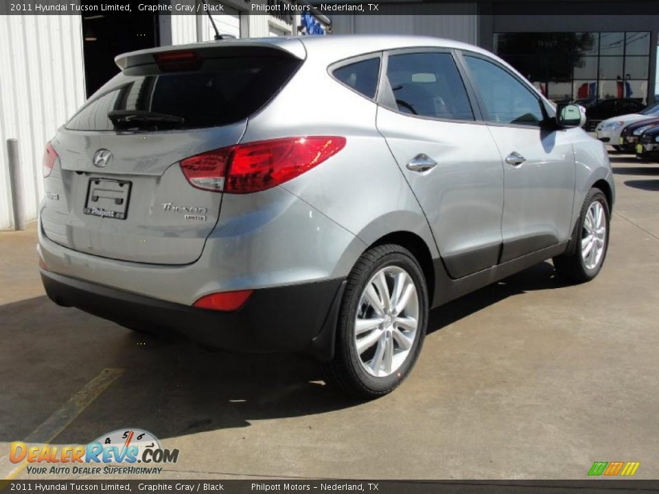 Graphite Gray 2011 Hyundai Tucson Limited Photo #3