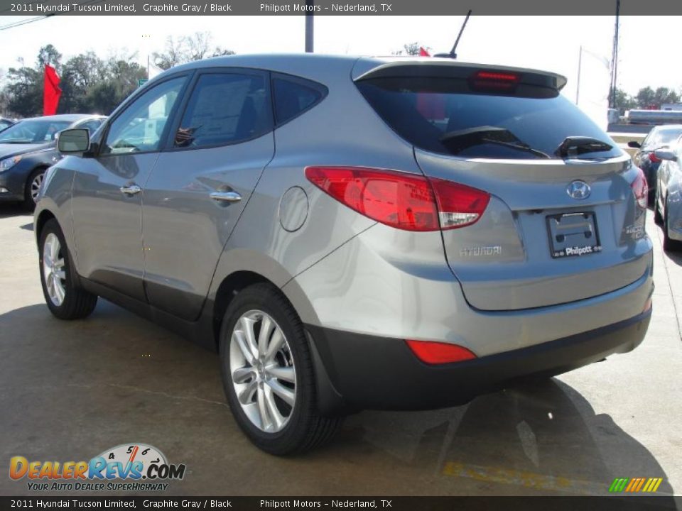 Graphite Gray 2011 Hyundai Tucson Limited Photo #5