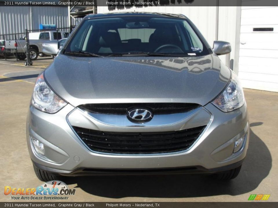 Graphite Gray 2011 Hyundai Tucson Limited Photo #8