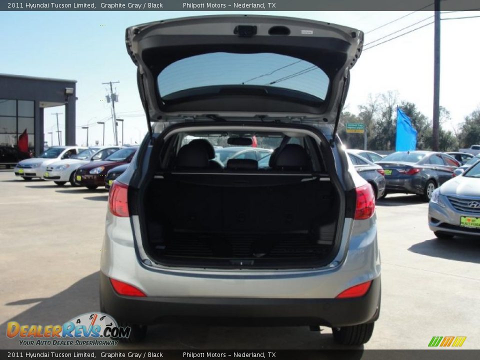 2011 Hyundai Tucson Limited Graphite Gray / Black Photo #17