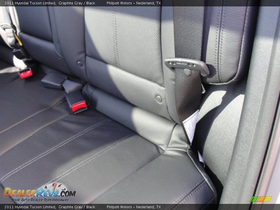 Black Interior - 2011 Hyundai Tucson Limited Photo #22