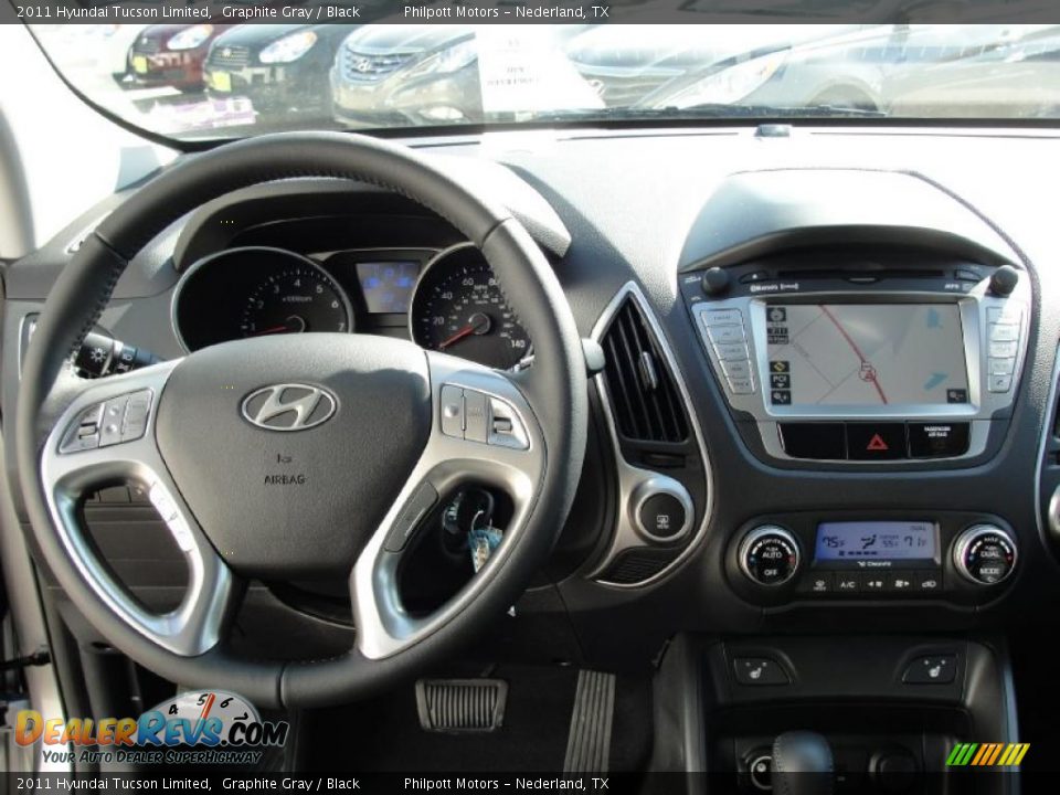 Dashboard of 2011 Hyundai Tucson Limited Photo #27