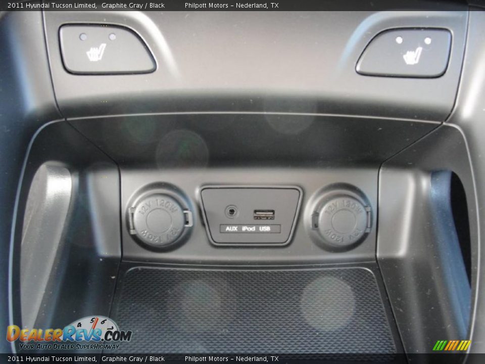 2011 Hyundai Tucson Limited Graphite Gray / Black Photo #31