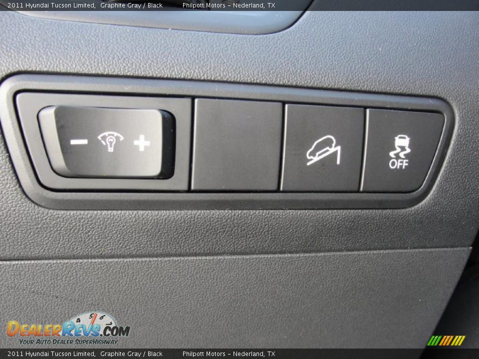 2011 Hyundai Tucson Limited Graphite Gray / Black Photo #35
