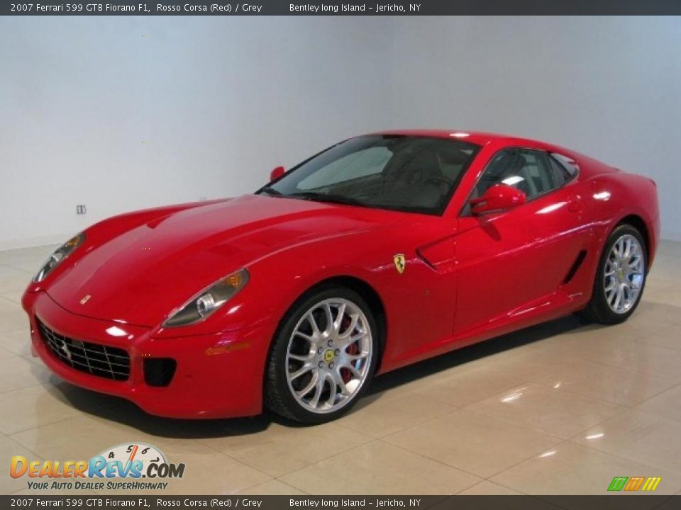 Front 3/4 View of 2007 Ferrari 599 GTB Fiorano F1 Photo #1