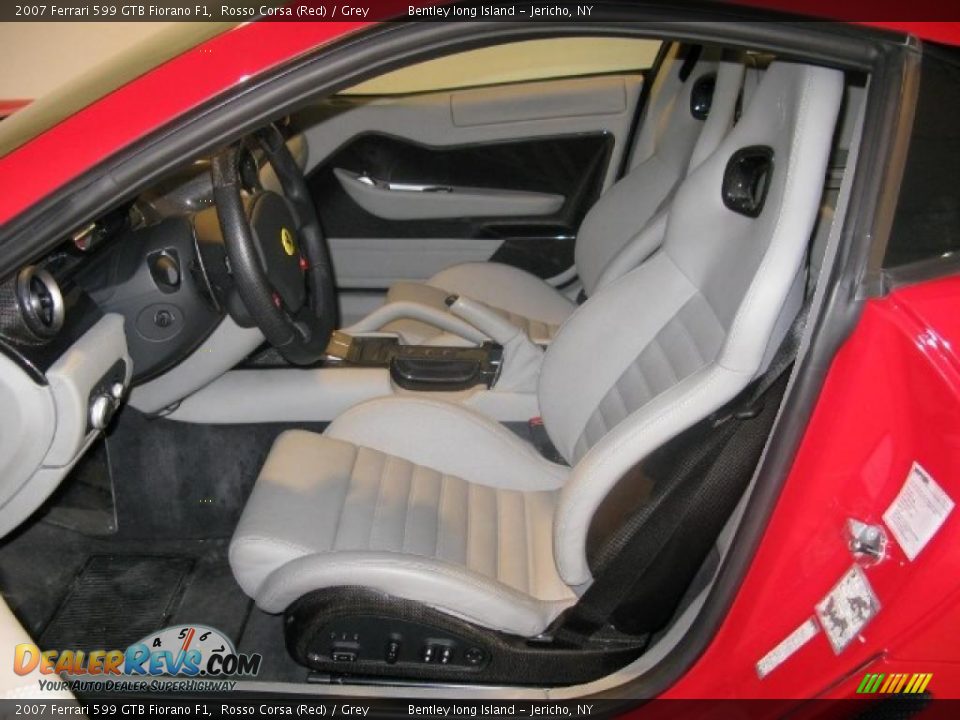Grey Interior - 2007 Ferrari 599 GTB Fiorano F1 Photo #6