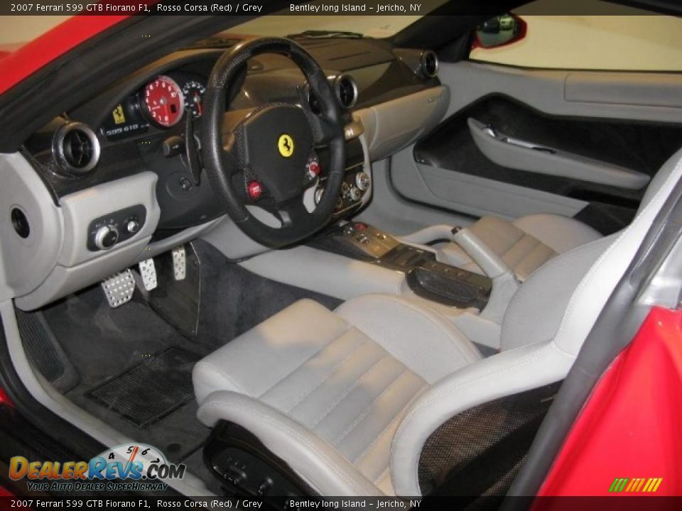 Grey Interior - 2007 Ferrari 599 GTB Fiorano F1 Photo #7